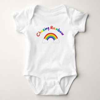Chasing Rainbow baby bodysuit babyshower gift