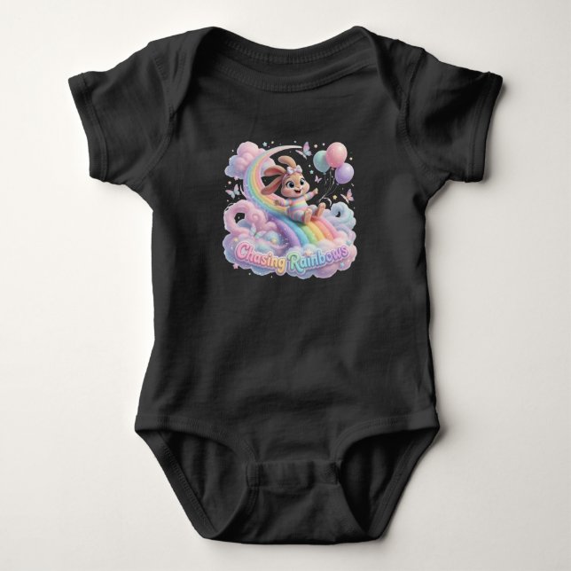 Chasing Rainbows Baby Bodysuit (Front)