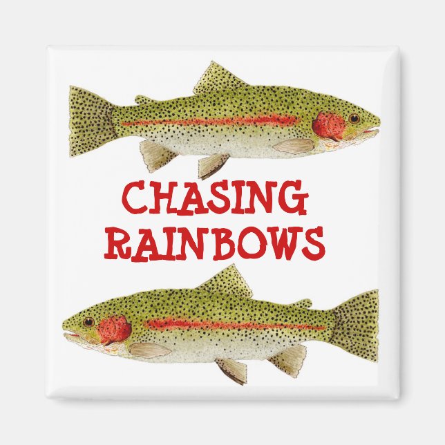Chasing Rainbows Magnet (Front)
