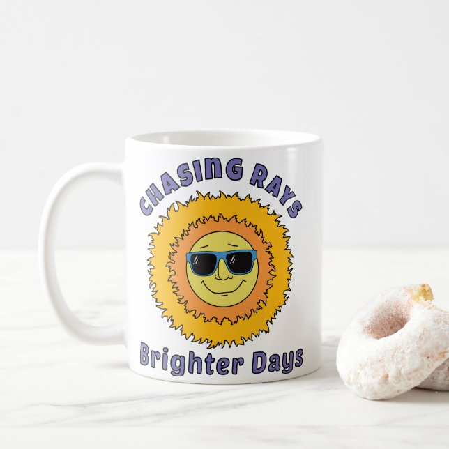 Chasing Rays Coffee Mug (With Donut)