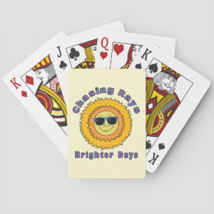 Chasing Rays Playing Cards