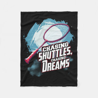 Chasing Shuttles  Fleece Blanket