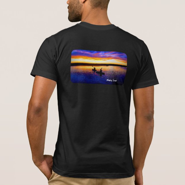 Chasing Sunset Kayak Jersey Cotton Tee | Unisex (Back)