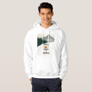 Chasing Sunsets Not Deadlines Mountain Wanderlust Hoodie
