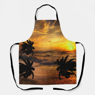 CHASING SUNSETS OCEAN SCENERY NATURE APRON