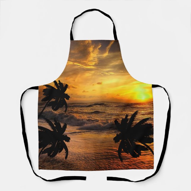 CHASING SUNSETS OCEAN SCENERY NATURE   APRON (Front)