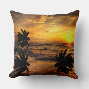 CHASING SUNSETS OCEAN SCENERY NATURE CUSHION