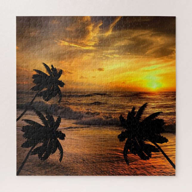 CHASING SUNSETS OCEAN SCENERY NATURE   JIGSAW PUZZLE (Vertical)