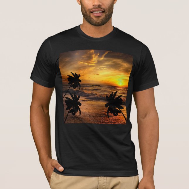 CHASING SUNSETS OCEAN SCENERY NATURE  T-Shirt (Front)