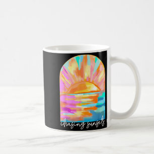 Chasing sunsets sunshine hawaii summer vacation coffee mug