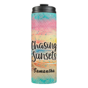 Chasing Sunsets Thermal Tumbler