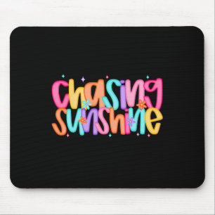 Chasing Sunshine Hawaii Beach Seashell Funny Summe Mouse Pad