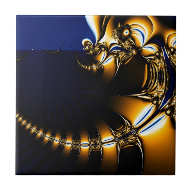 Chasing the Dragon Fractal Design Tile (Front)