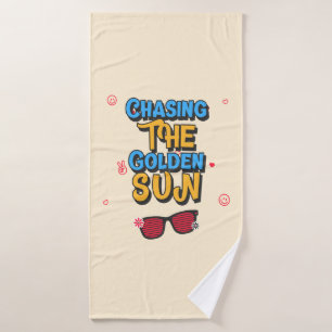 Chasing the Golden Sun Bath Towel