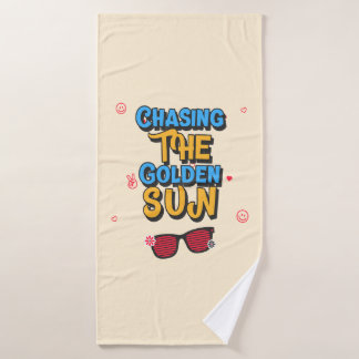Chasing the Golden Sun Bath Towel