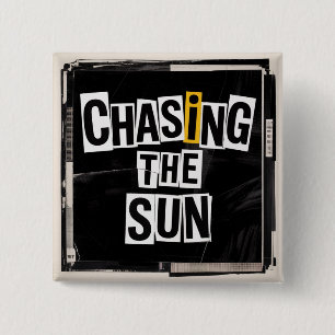 Chasing The Sun 15 Cm Square Badge