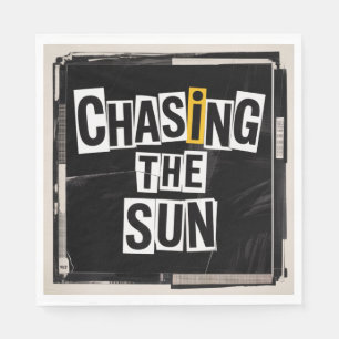 Chasing The Sun Napkin