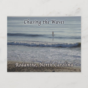 Chasing the Waves Rodanthe Surfer Postcard