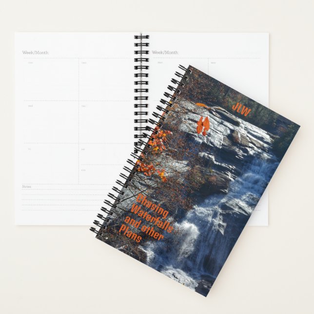 Chasing Waterfalls and other Plans NC Photographic Planner (Display)