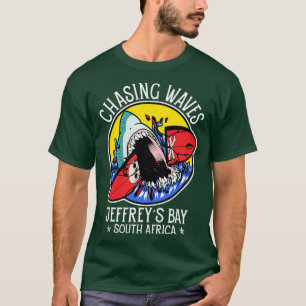 Chasing Waves Jeffreys Bay South Africa Surfing T-Shirt