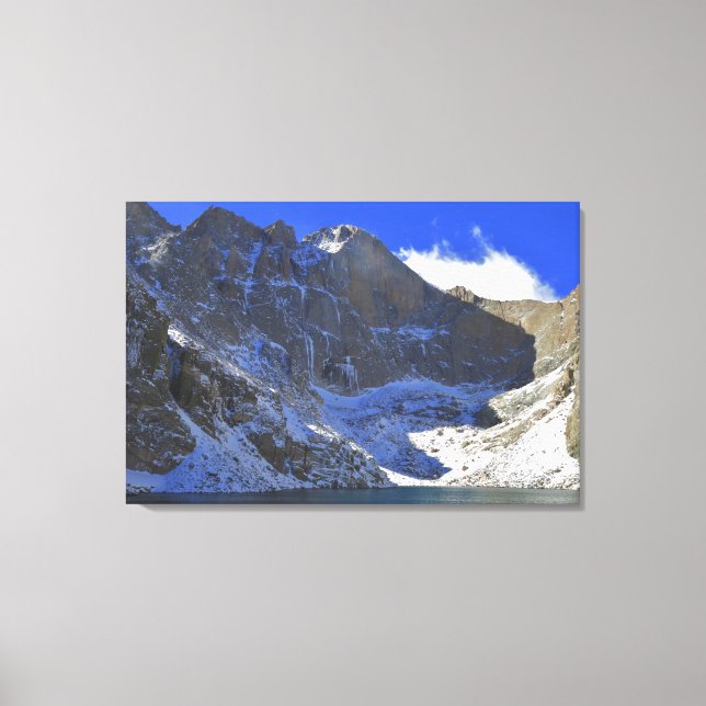 Chasm Lake Canvas Print (Front)