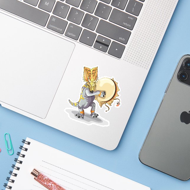 Chasmosaurus Dancing A Shaman Ritual (Laptop w/ iPhone)