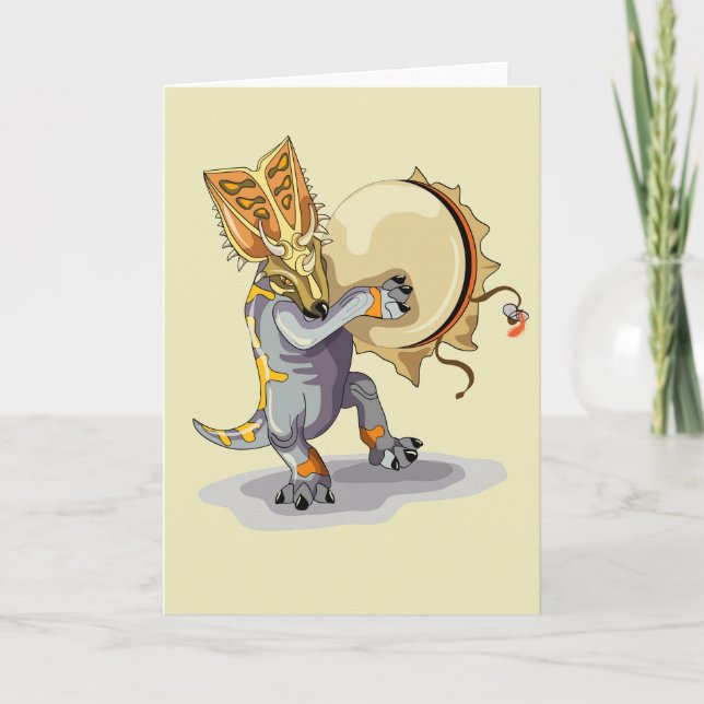 Chasmosaurus Dancing A Shaman Ritual Card (Front)