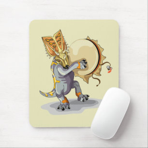 Chasmosaurus Dancing A Shaman Ritual Mouse Pad