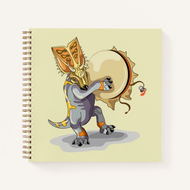 Chasmosaurus Dancing A Shaman Ritual Notebook (Front)