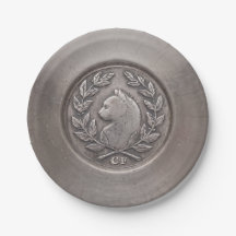 Chat d’Argent Vintage Silver Platter Paper