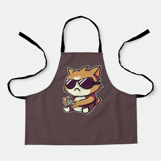 Chat Gamer - Design for Geeks Apron (Front)