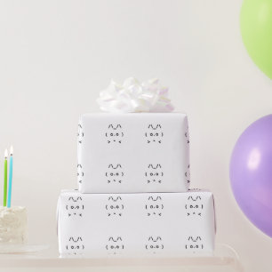 Chat GPT Tech-Savvy Wrapping Paper White