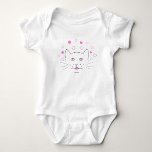 Chat Heart Baby Bodysuit