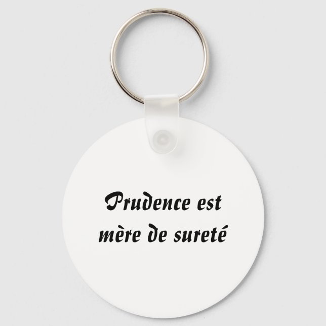 Chat Motard Key Ring (Back)