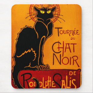 Chat Noir - Black Cat  Mouse Pad