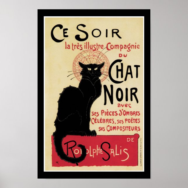 Chat Noir~Black Cat Poster (Front)