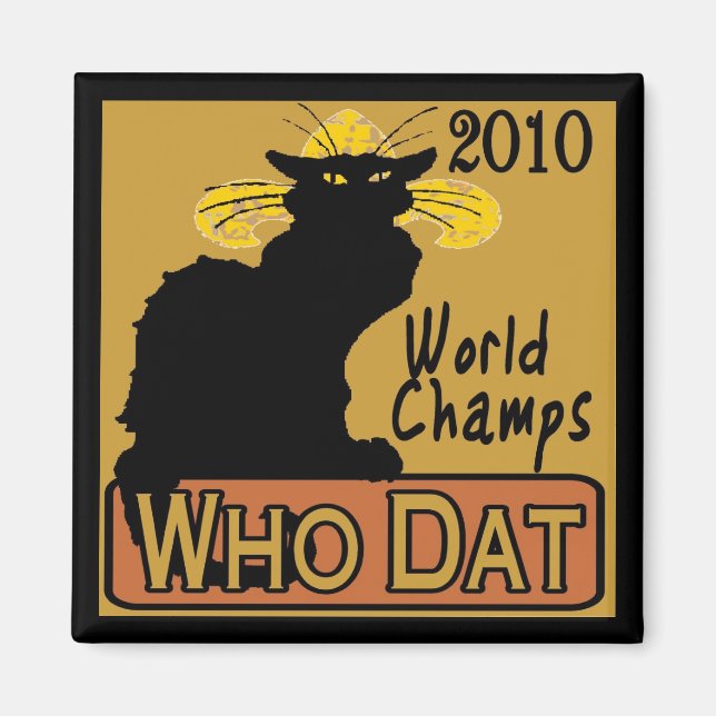 Chat Noir Champs Poster Magnet (Front)
