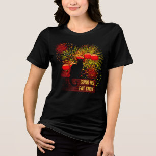 Chat Noir Chinese New Year Tri-Blend Shirt