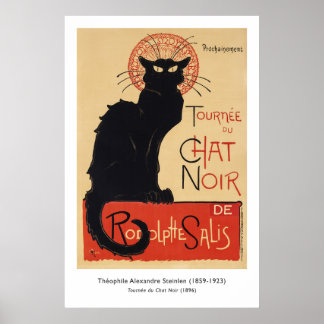 "Chat Noir" Poster | Steinlen 1896 Art Nouveau