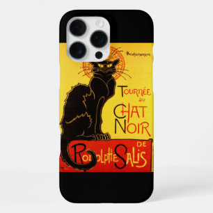Chat Noir vintage Retro Belle Epoque Vintage Cat iPhone 16 Pro Max Case