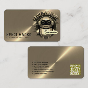 🤖Chatbot Developer Conversational AI Engineer NLP Business Card
