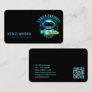 🤖Chatbot Developer Conversational AI Engineer NLP Business Card