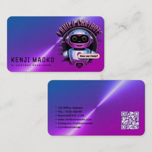 🤖Chatbot Developer Conversational AI Engineer NLP Business Card