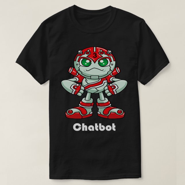 Chatbot Robot 2 T-Shirt (Design Front)
