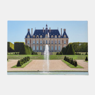 Chateau and parc de Sceaux in summer - France Doormat