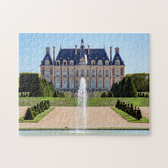 Chateau and parc de Sceaux in summer - France Jigsaw Puzzle (Horizontal)