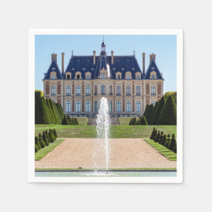 Chateau and parc de Sceaux in summer - France Napkin