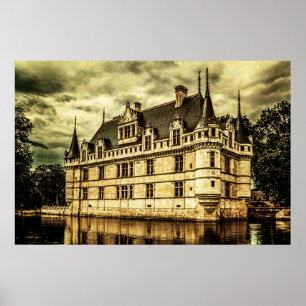 Chateau Azay le Rideau, France. Poster
