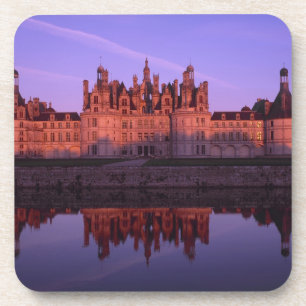 Chateau Chambord at sunset, Loire Valley, France Coaster