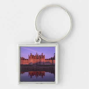 Chateau Chambord at sunset, Loire Valley, France Key Ring